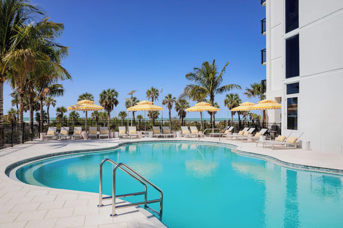 Lido Beach directly across from Cirque St. Armands Beachside