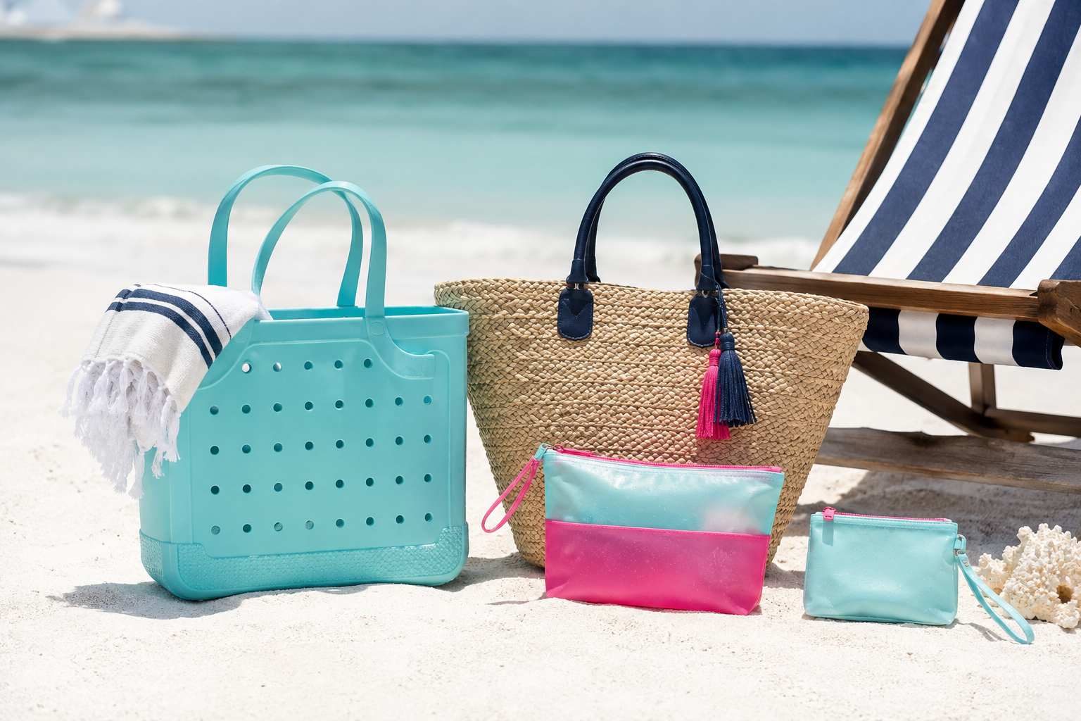 Washable Florida beach bags