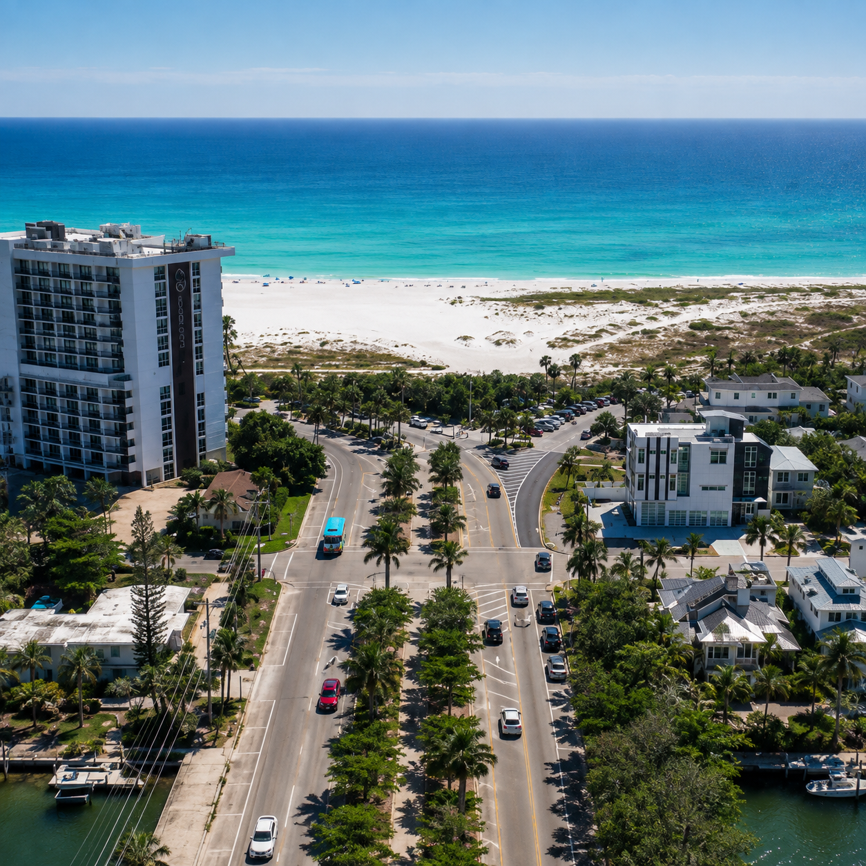 Lido Key and St. Armands area