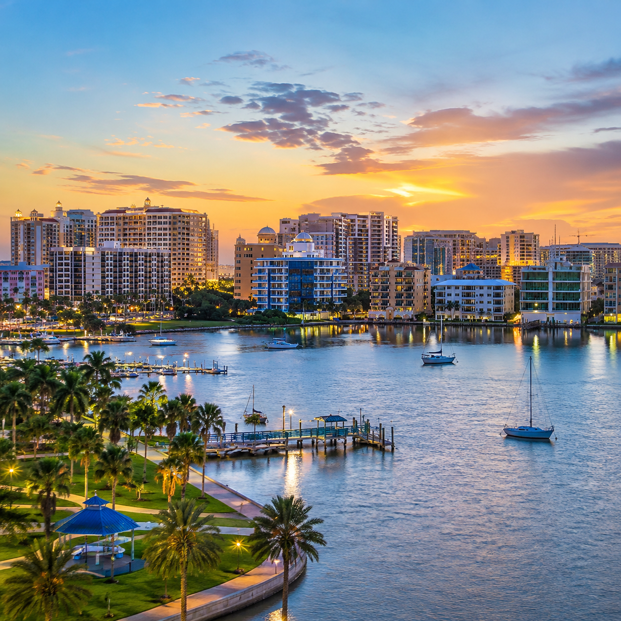 Downtown Sarasota waterfront
