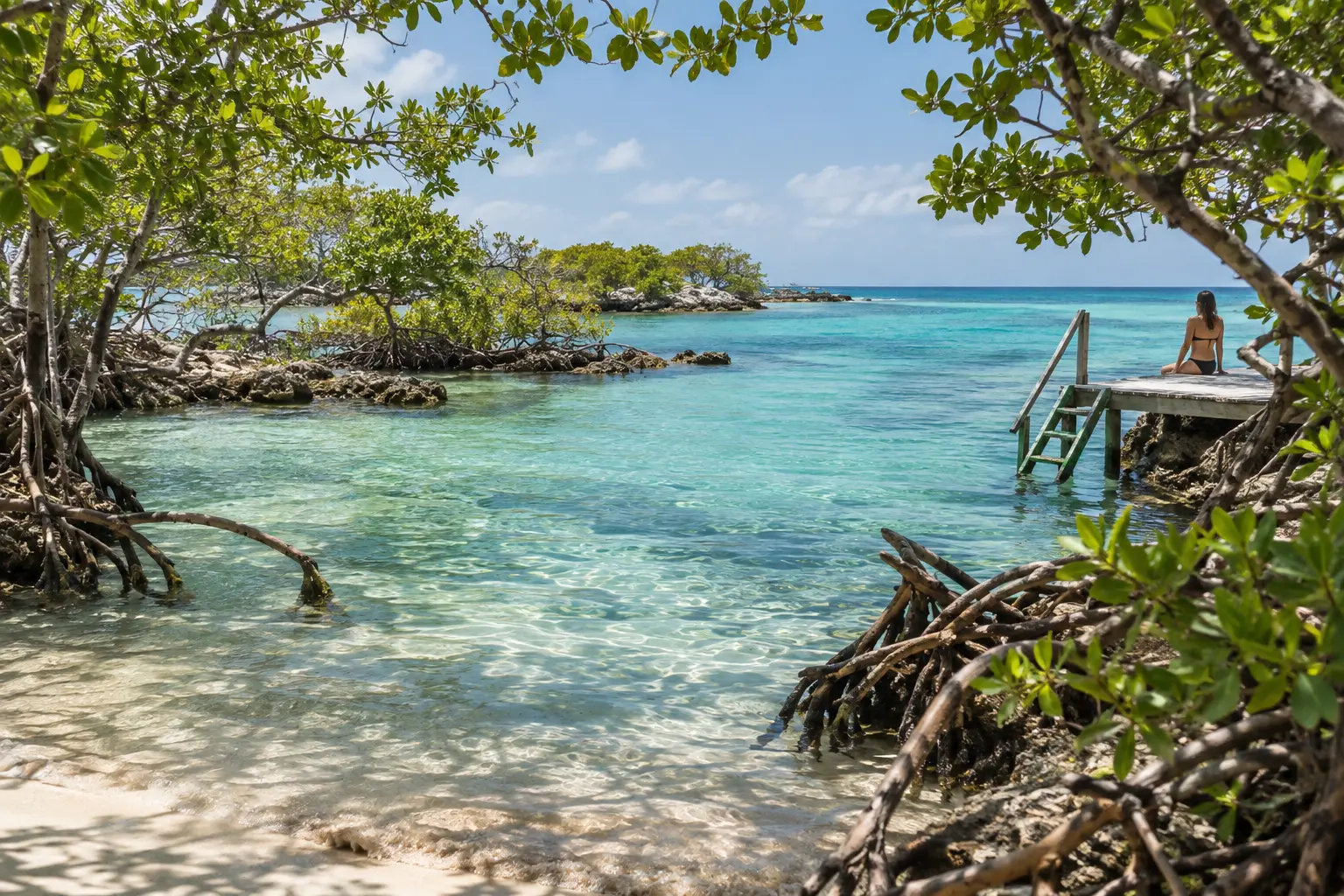 Representative Mangel Halto mangrove coastline