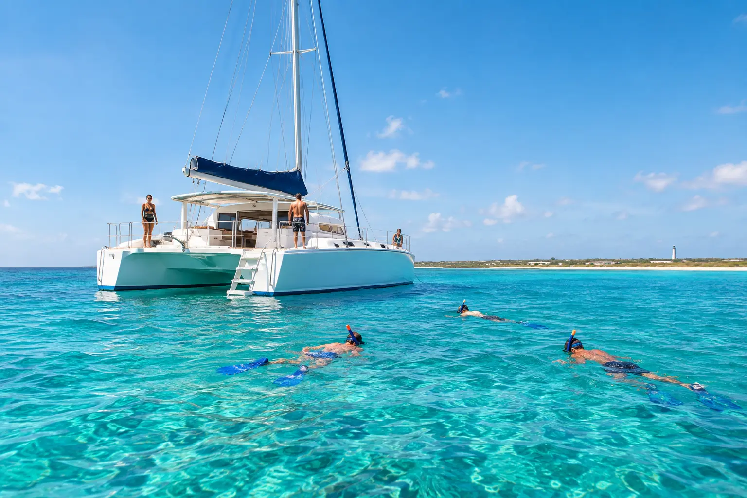 Representative Aruba snorkeling catamaran