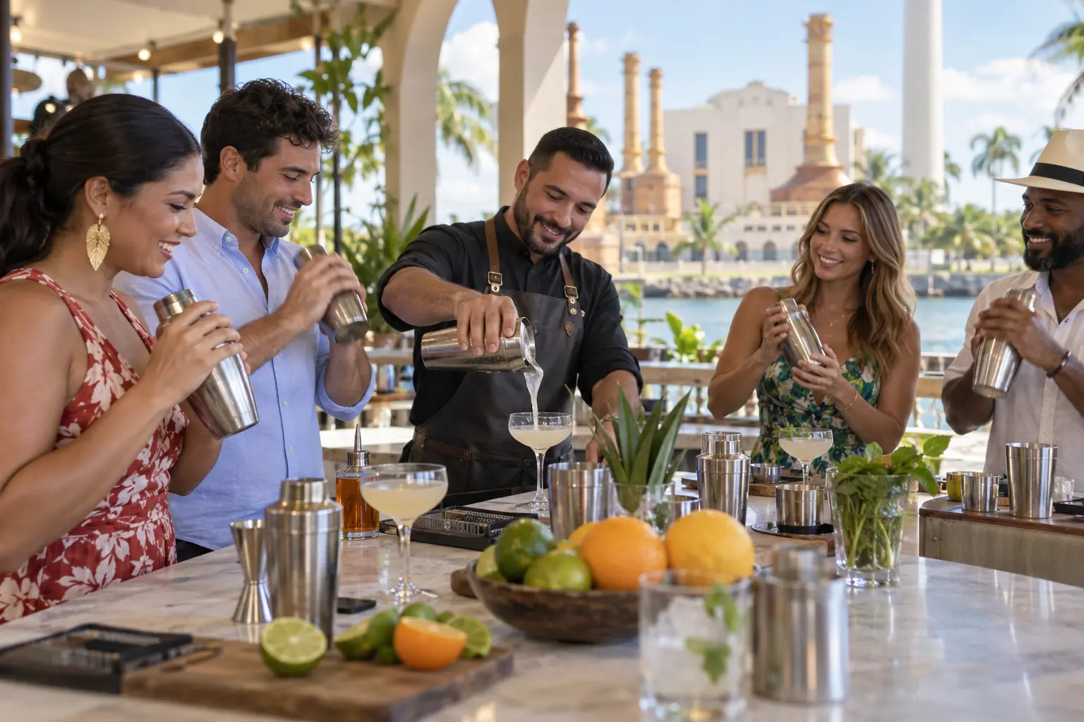 Representative rum mixology experience at Casa BACARDI